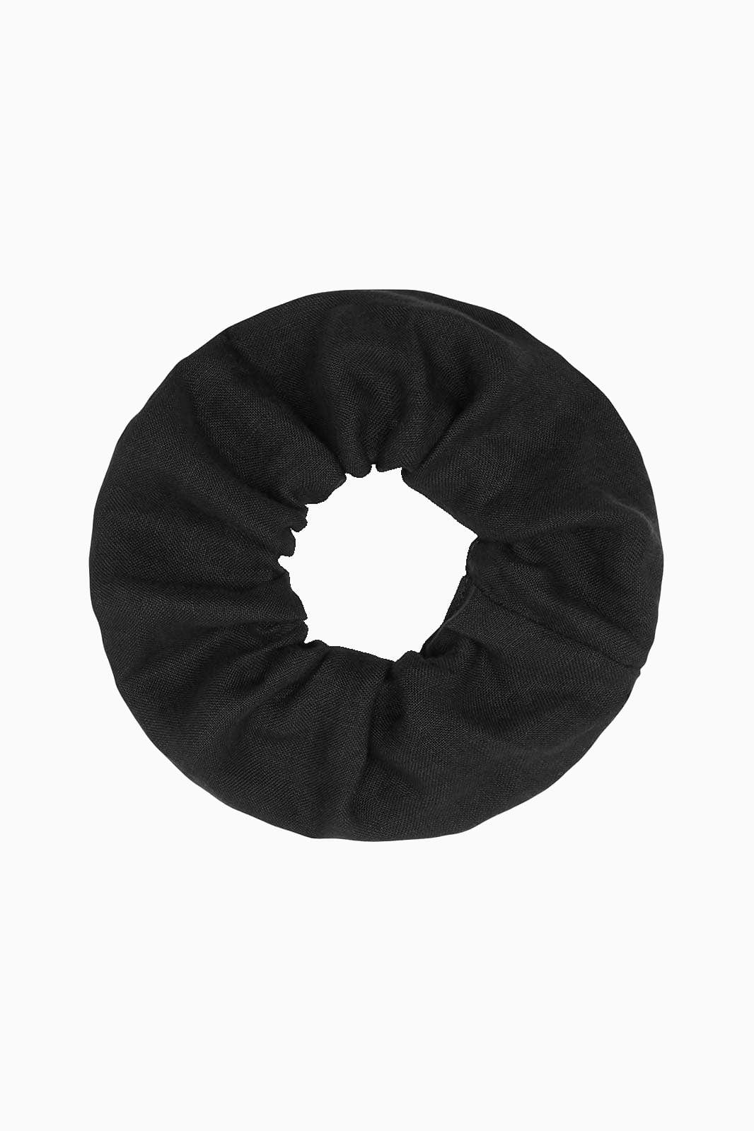 arkitaip Accessories Black Zero-Waste Linen Scrunchie