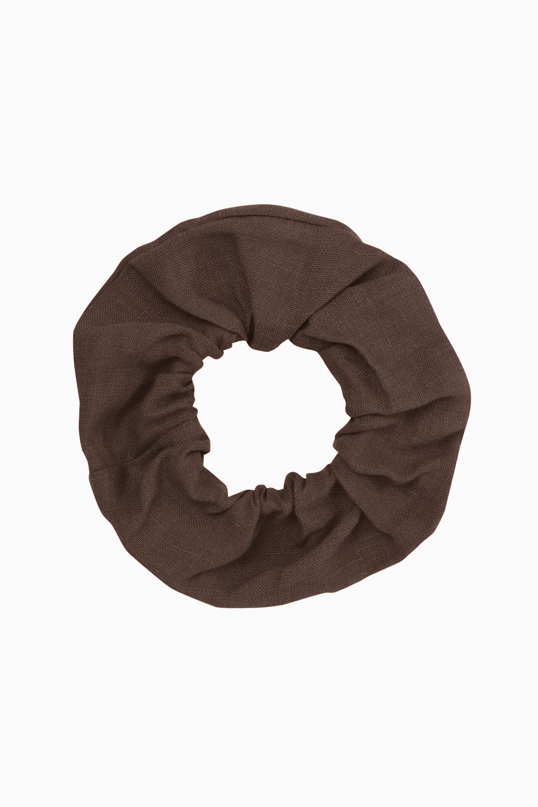 arkitaip Accessories Chocolate Zero-Waste Linen Scrunchie