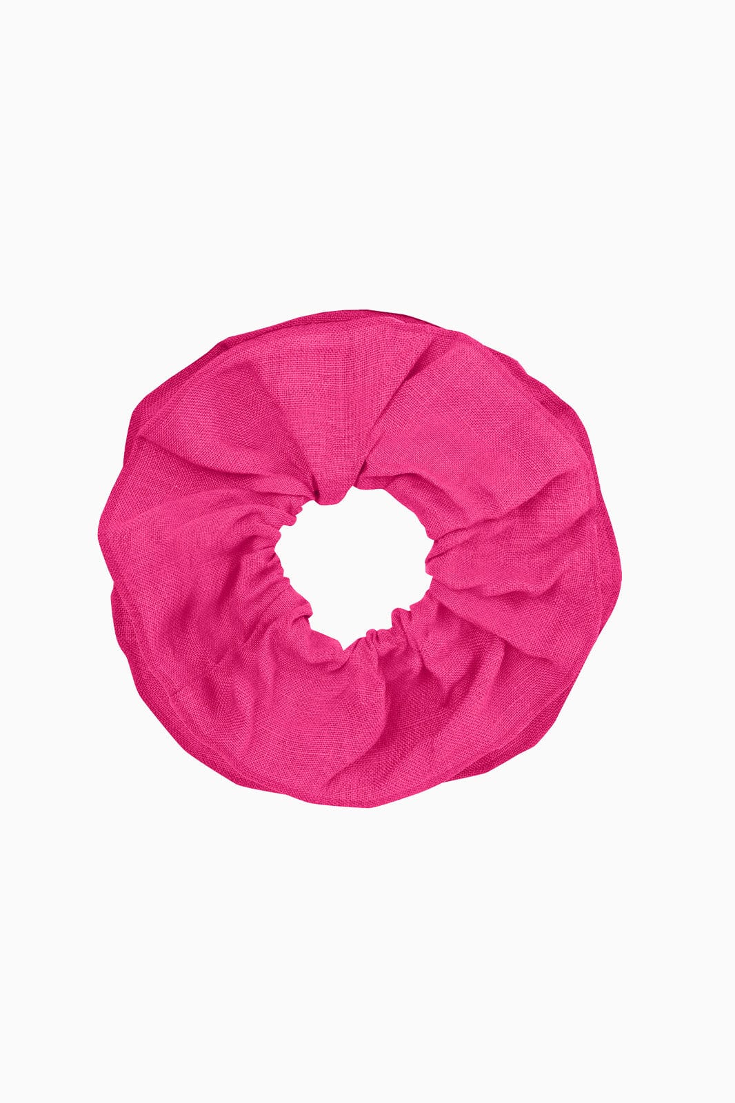 arkitaip Accessories Hot Pink Double-Layered Zero-Waste Linen Scrunchie