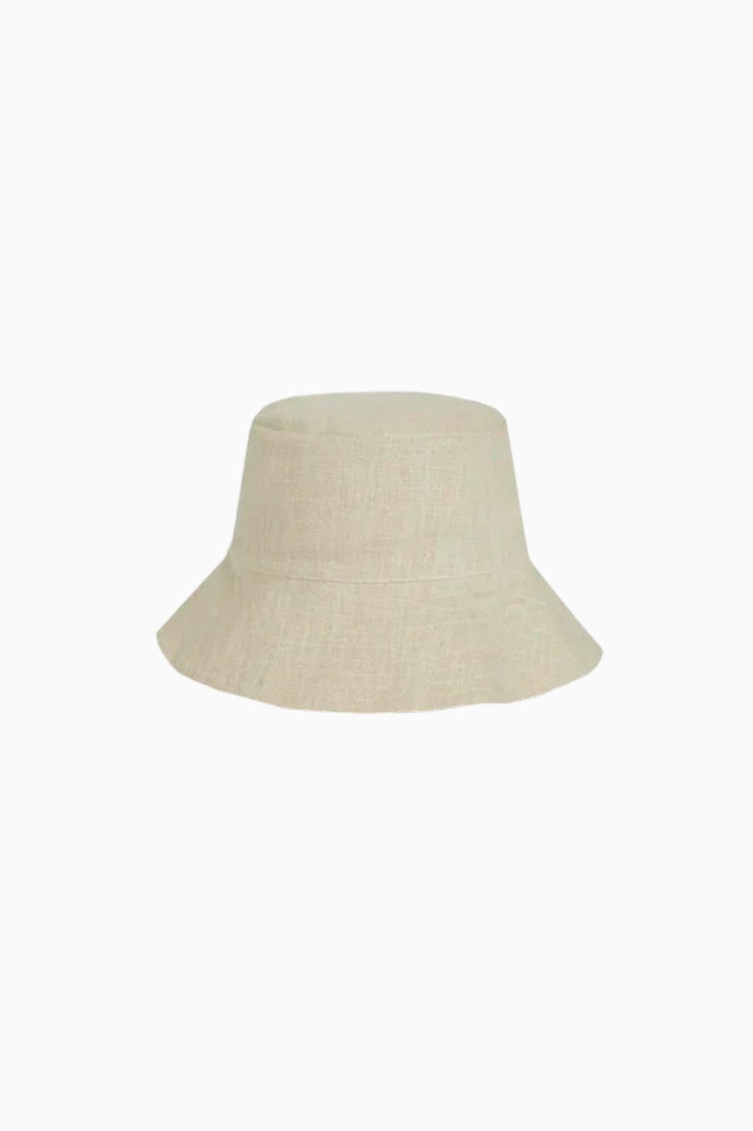 arkitaip Accessories Linen Bucket Hat in oatmeal