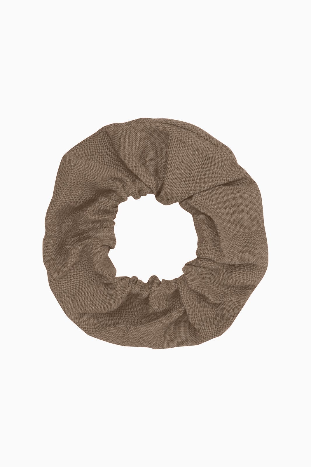 arkitaip Accessories Mocha Zero-Waste Linen Scrunchie