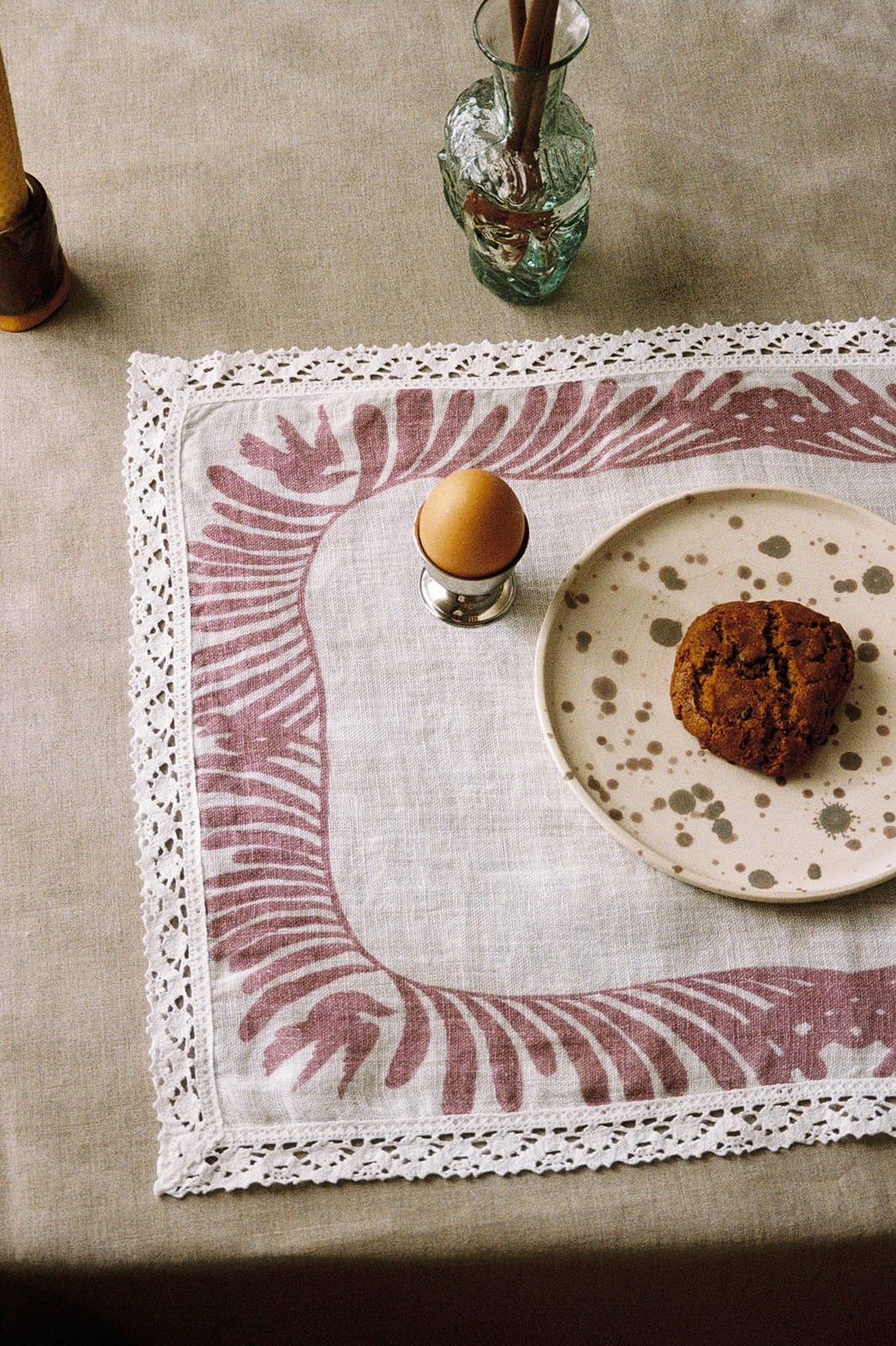 arkitaip Accessories One Size arkitaip x AF Illustrations Laced Linen Placemats - Set of 2