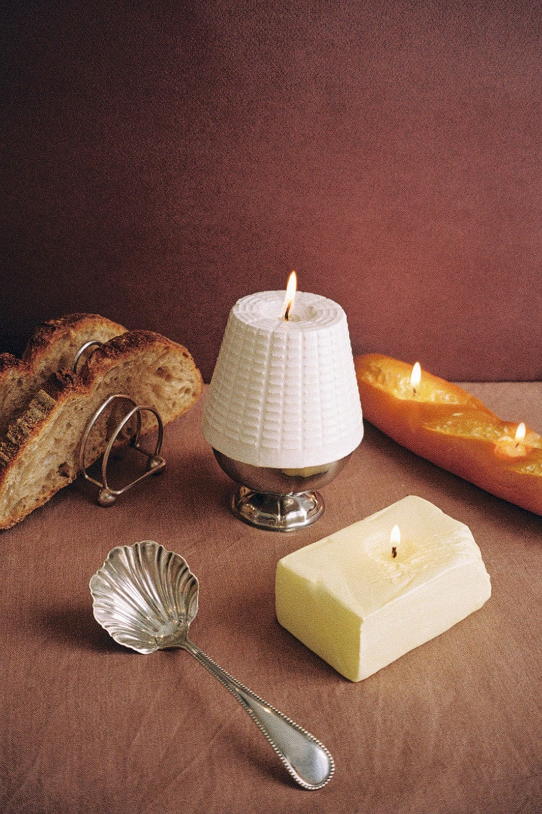 arkitaip Homeware brown Handmade Baguette Candle