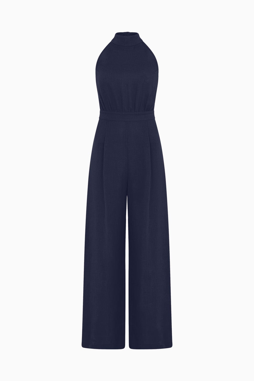 arkitaip Jumpsuits The Sofia Halterneck Jumpsuit in navy blue