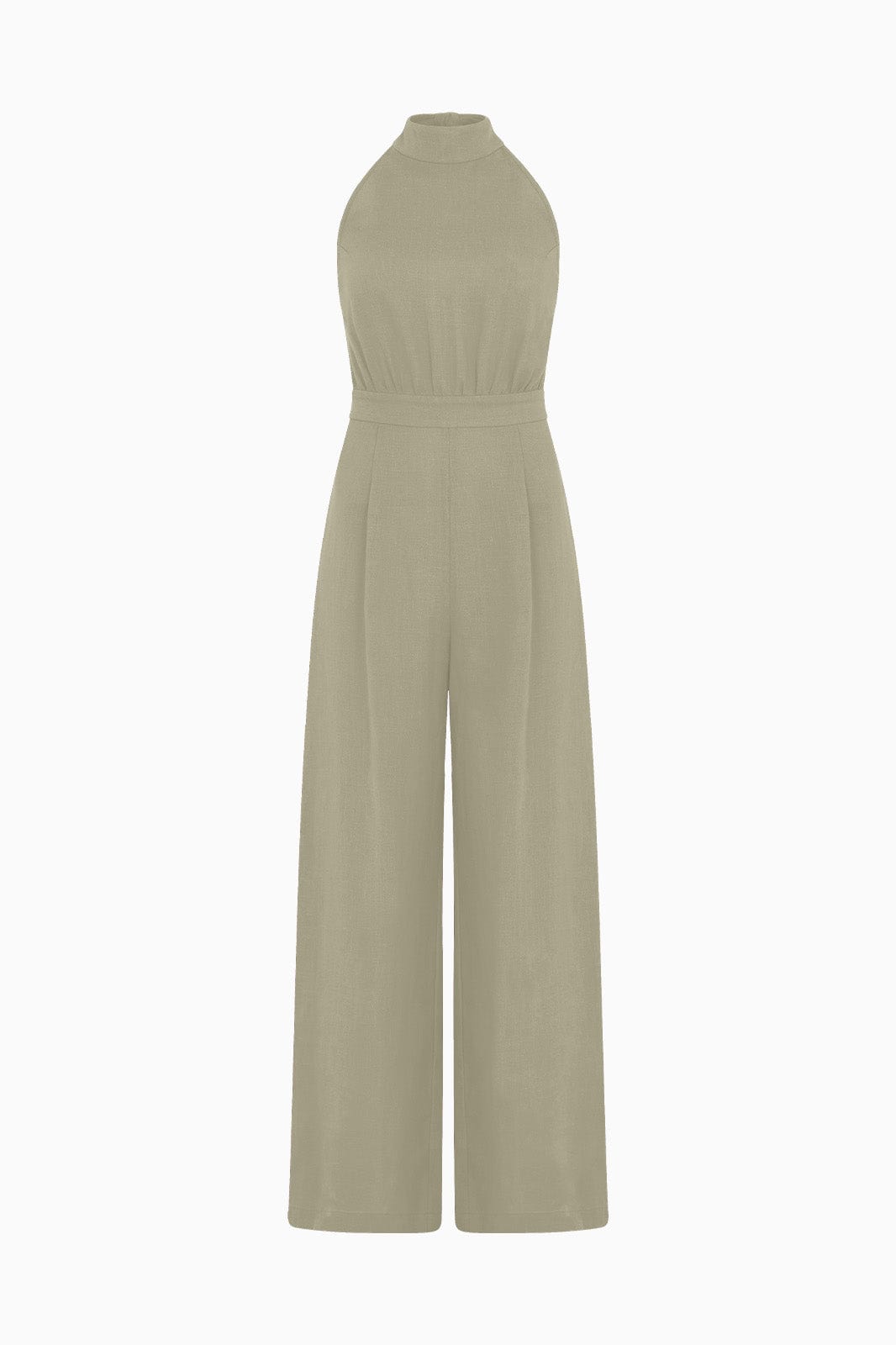 arkitaip Jumpsuits The Sofia Halterneck Jumpsuit in oatmeal