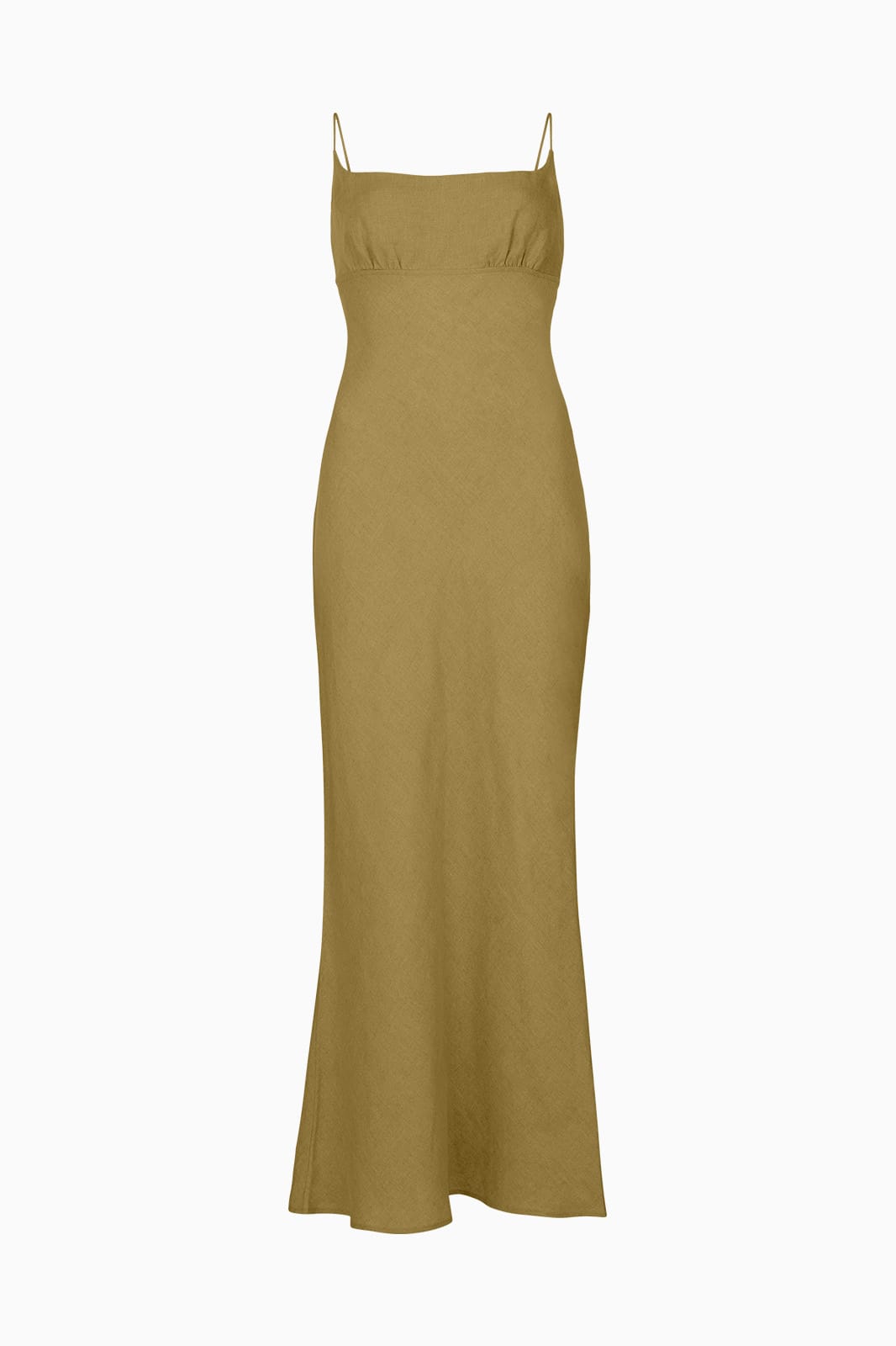 arkitaip Maxi Dresses S The Nicola Maxi Slip Dress in willow green