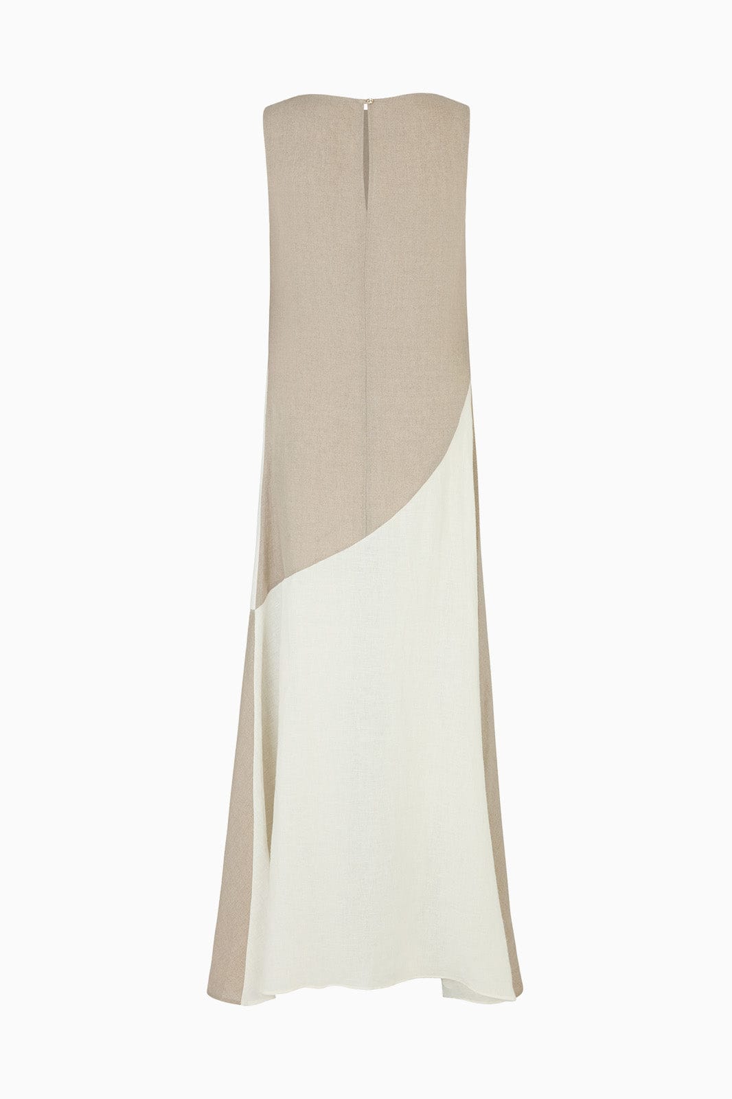 arkitaip Maxi Dresses The Athena Maxi Dress in oatmeal and off-white
