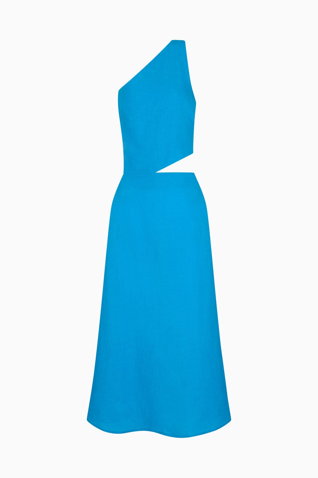 arkitaip Maxi Dresses The Ava Asymmetric Maxi Dress in ice blue