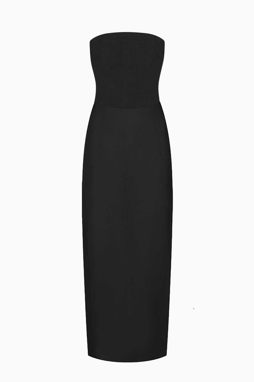 arkitaip Maxi Dresses The Frances Bandeau Dress in black