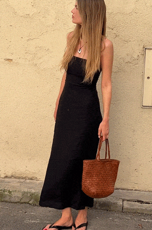 arkitaip Maxi Dresses The Frances Bandeau Dress in black