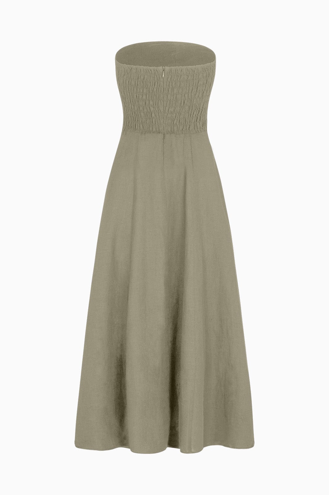 arkitaip Mini Dresses The Chiara Maxi Bandeau Dress in oatmeal