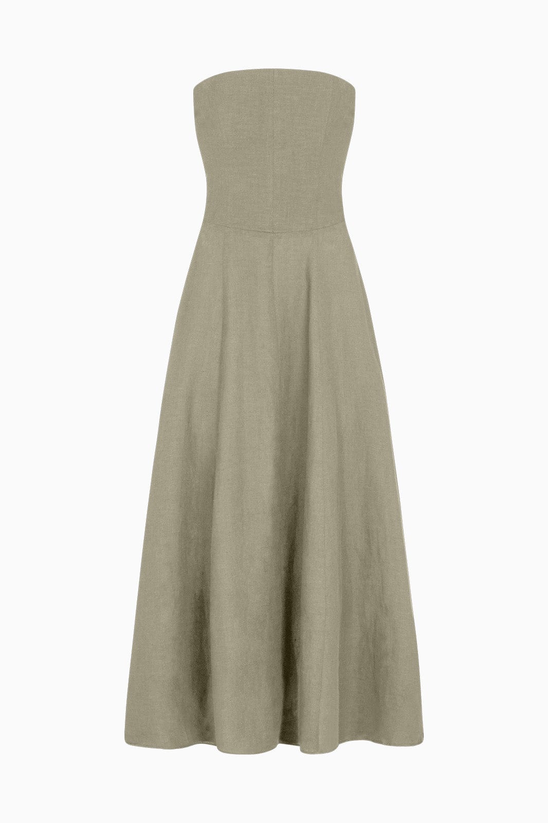 arkitaip Mini Dresses The Chiara Maxi Bandeau Dress in oatmeal