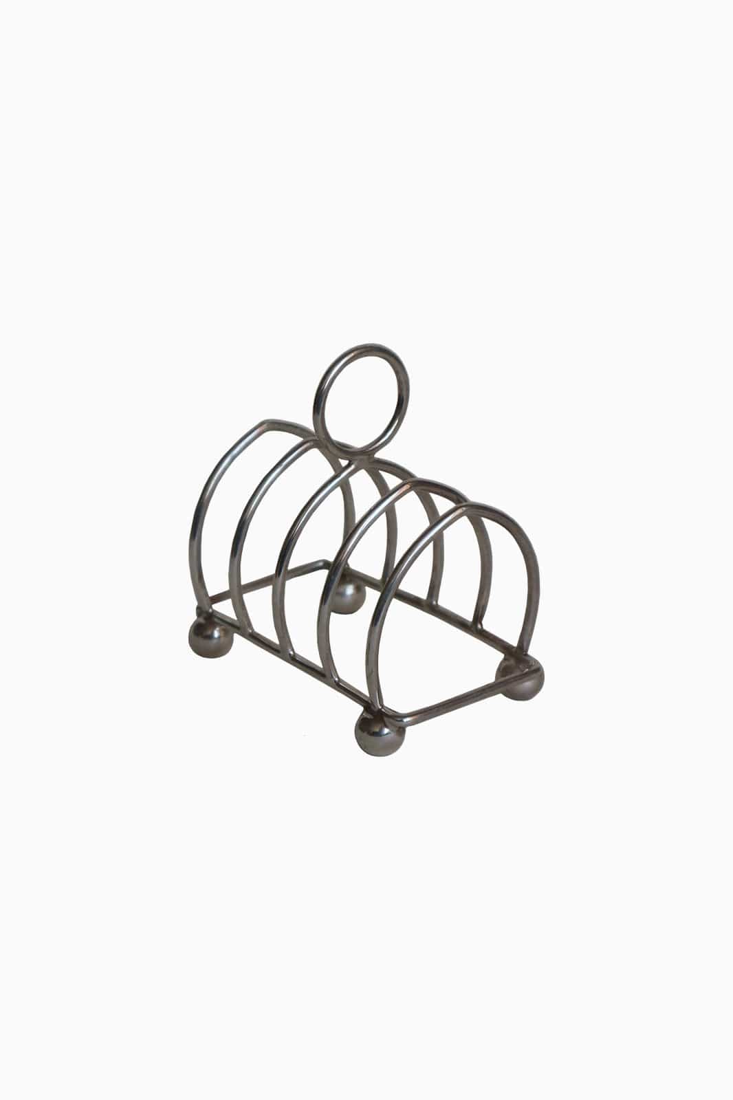 arkitaip Napkins Silver Vintage Plated Toast Rack