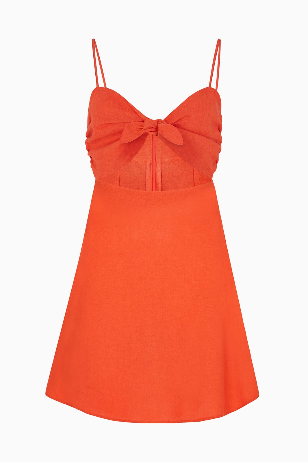 arkitaip S / coral The Gabriella Mini Dress in coral - Sample