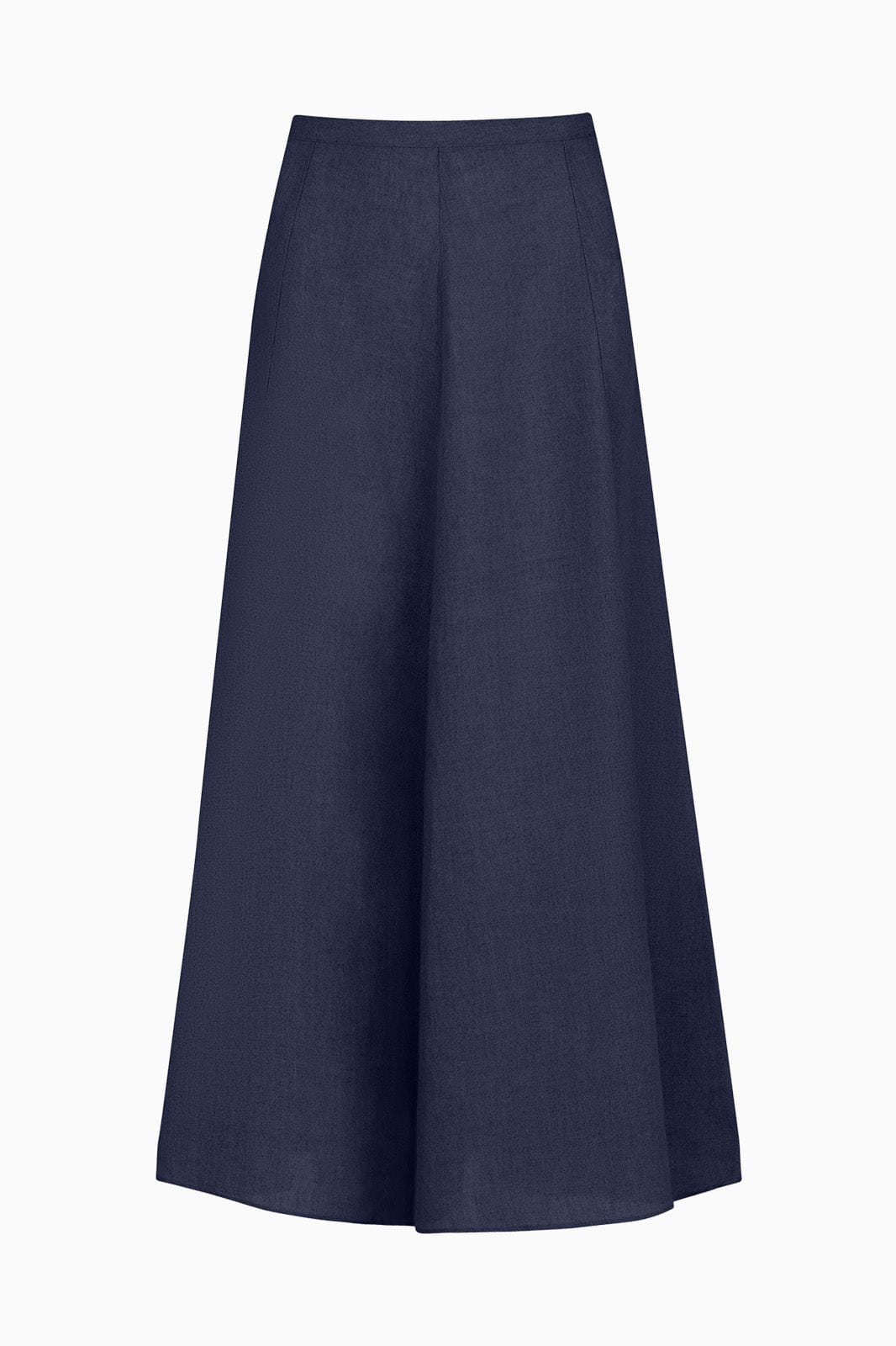 arkitaip Skirts The Poppy Flowing Maxi Skirt in navy blue