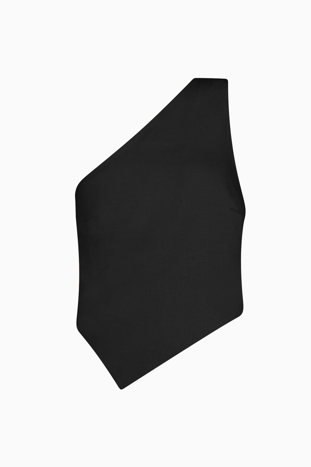 arkitaip The Ava Asymmetric One-Shoulder Top in black