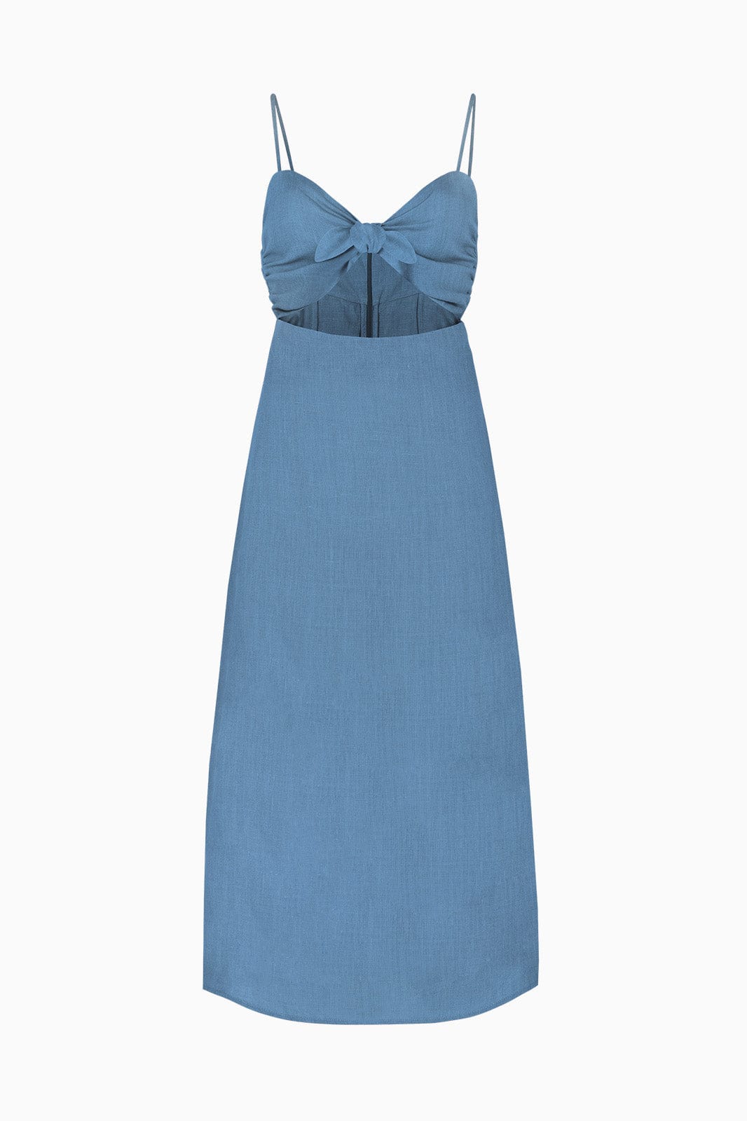 arkitaip The Gabriella Midi Dress in poppy blue