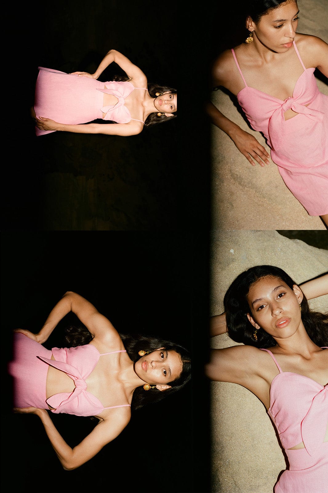 arkitaip The Gabriella Mini Dress in bubblegum pink