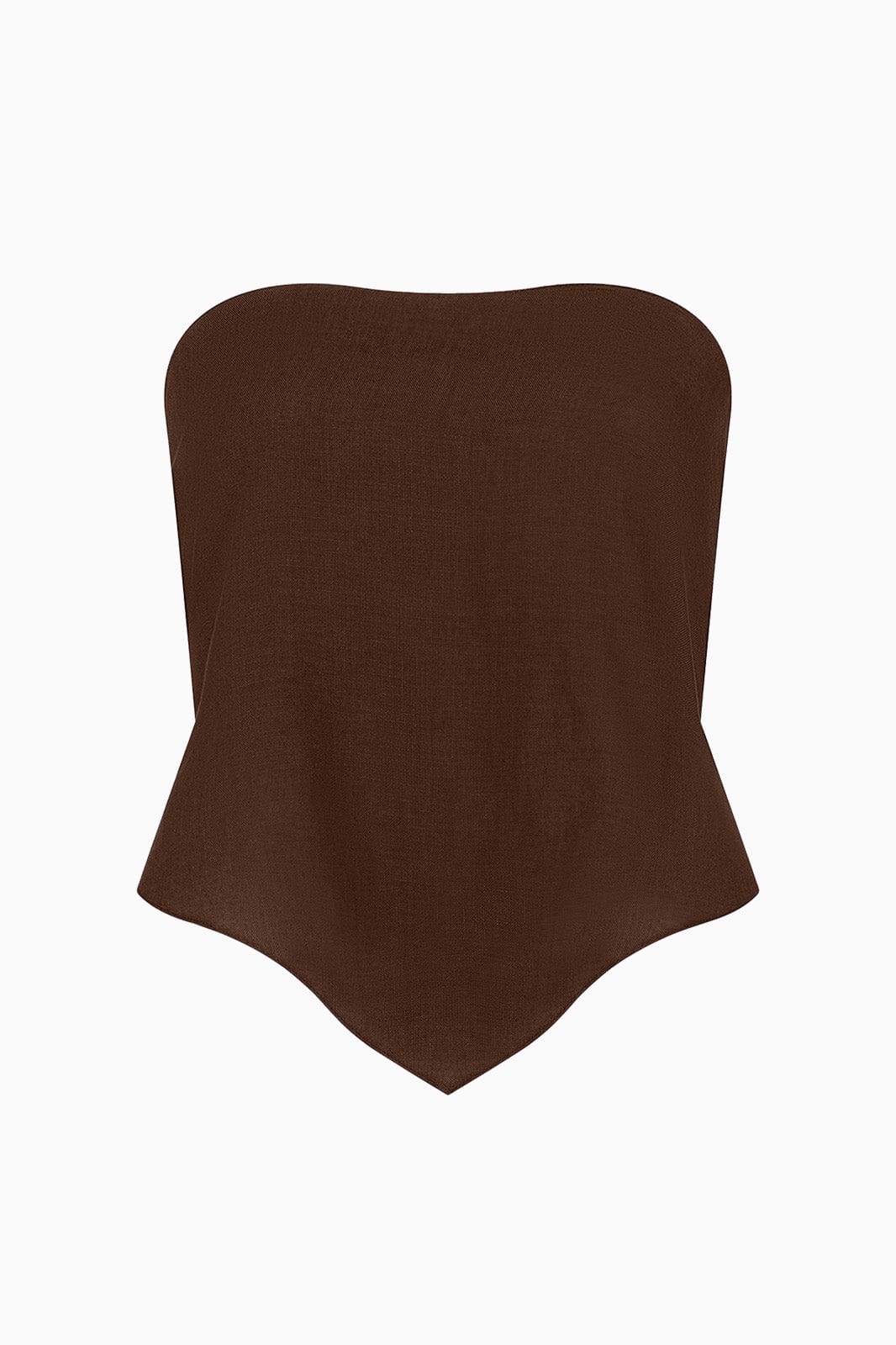 arkitaip Tops The Ida Scarf Top in chocolate