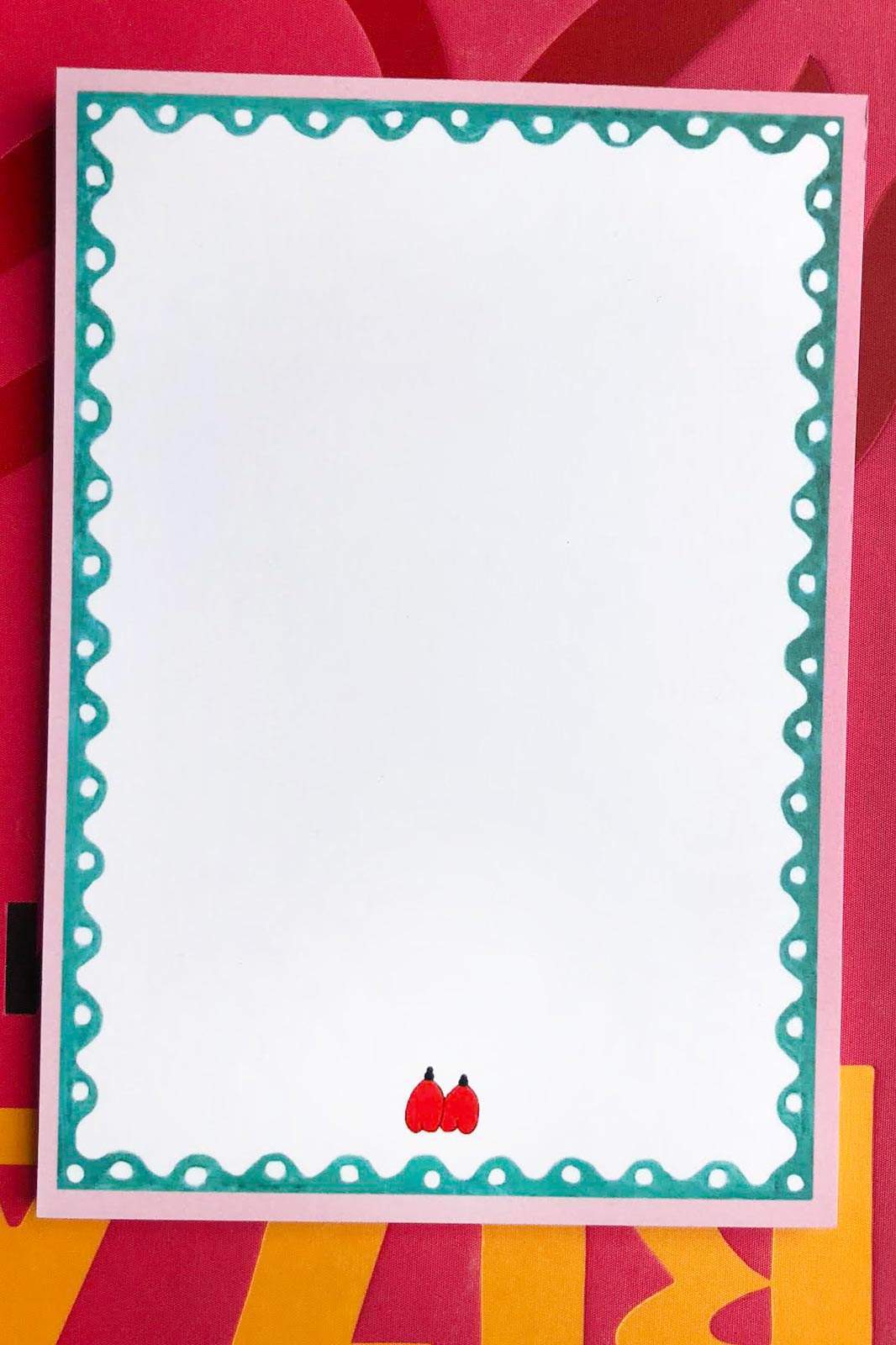 arkitaip Homeware Green/Red arkitaip x Laetitia Rouget Notepad