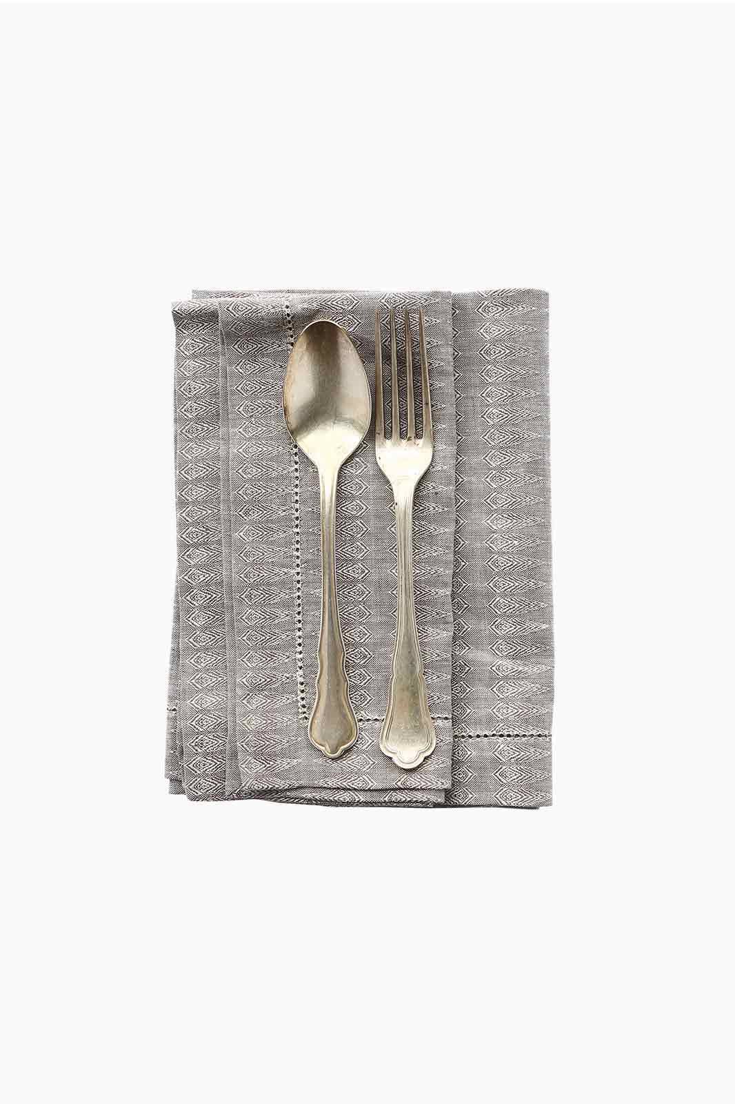 arkitaip Napkins Mocca arkitaip casita Organic Linen Napkins Set in Mocca