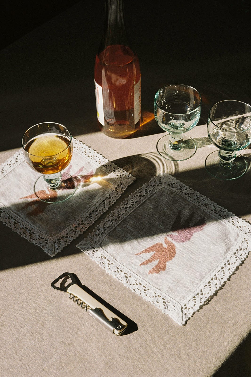 arkitaip Accessories One Size arkitaip x AF Illustrations Laced Linen Cocktail Napkins - Set of 2