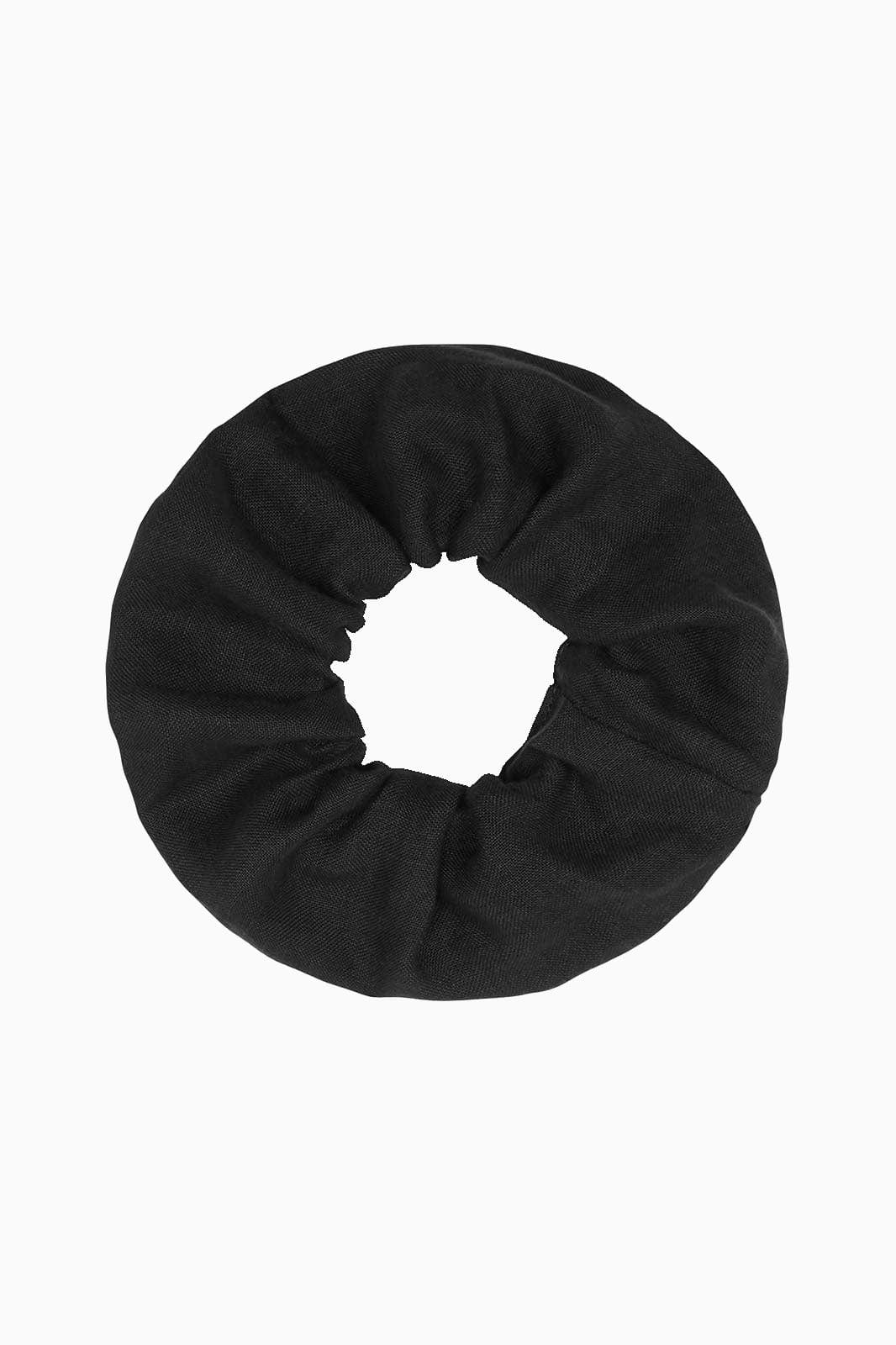 arkitaip Accessories Black Zero-Waste Linen Scrunchie