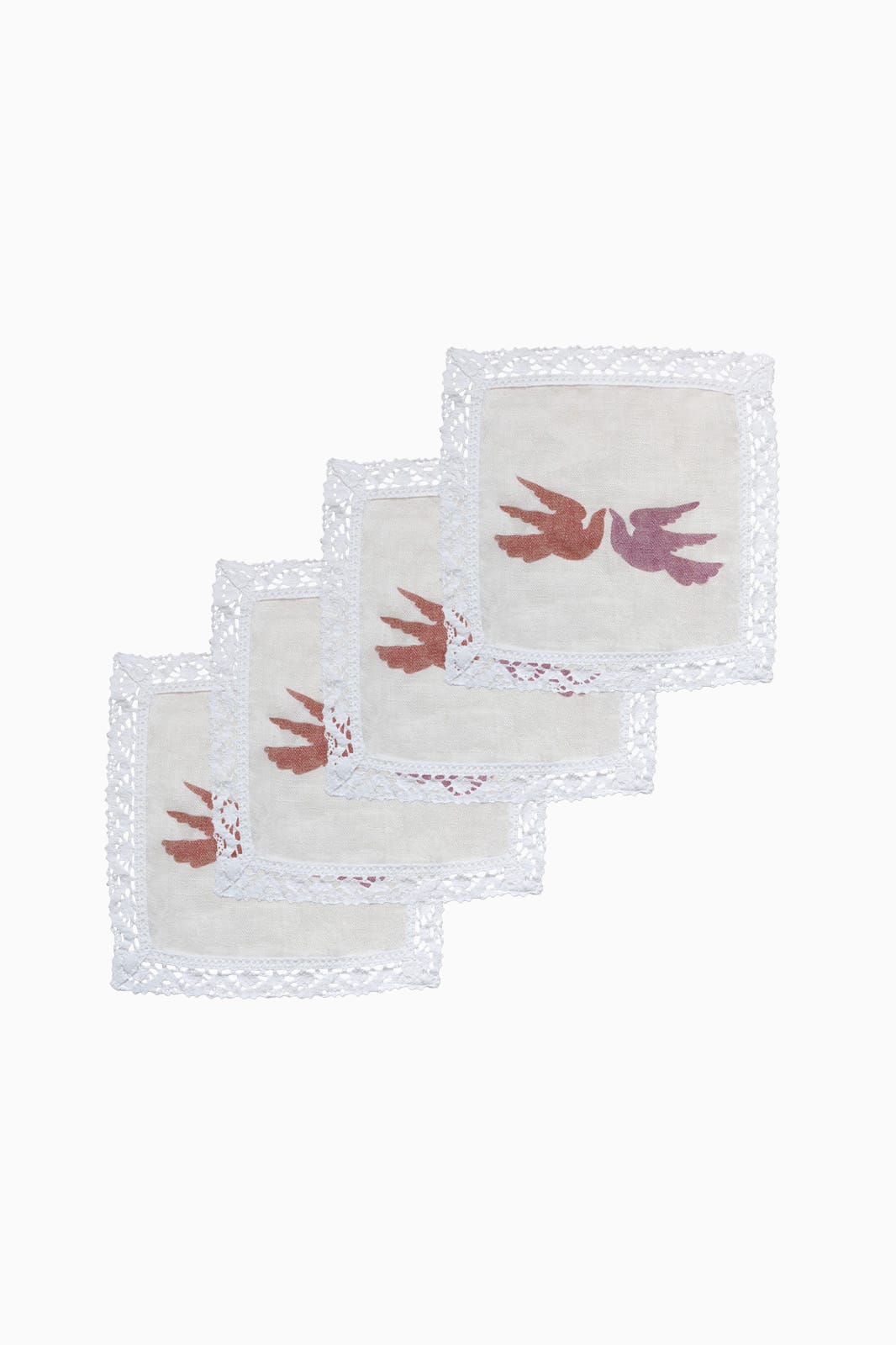 arkitaip Accessories One Size arkitaip x AF Illustrations Laced Linen Cocktail Napkins - Set of 2
