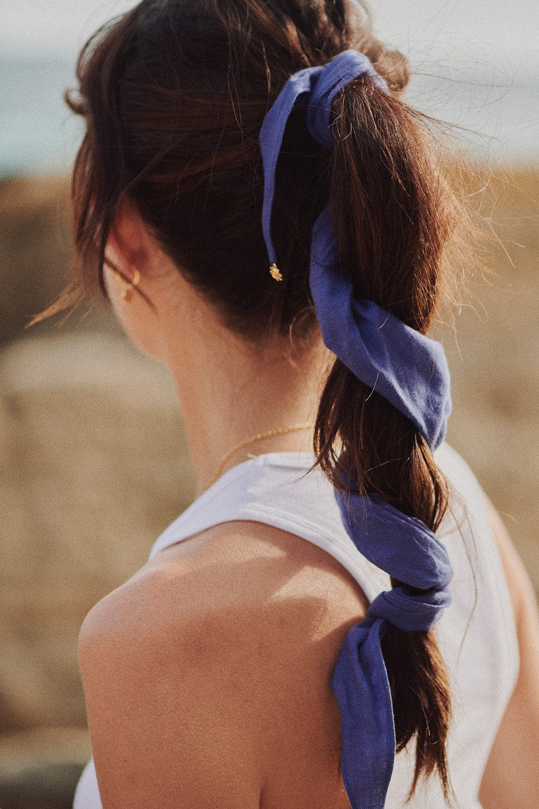 arkitaip Accessories One Size / Klein Blue arkitaip x Daisy Spiral Scarf