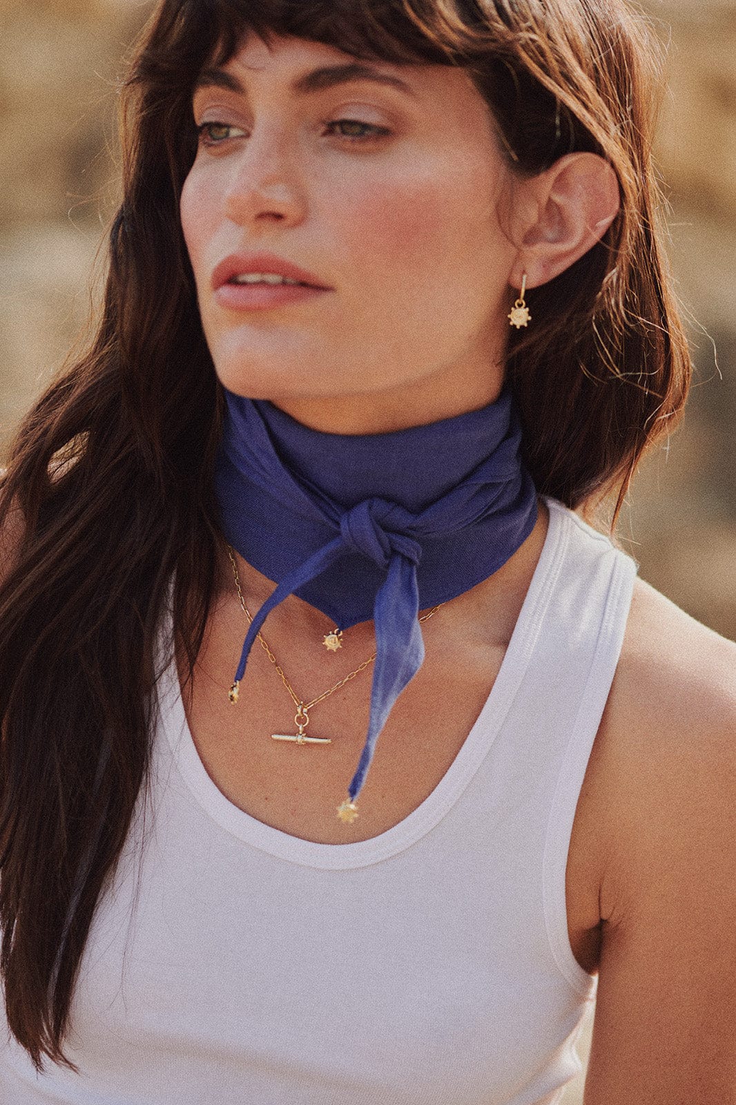 arkitaip Accessories One Size / Klein Blue arkitaip x Daisy Spiral Scarf