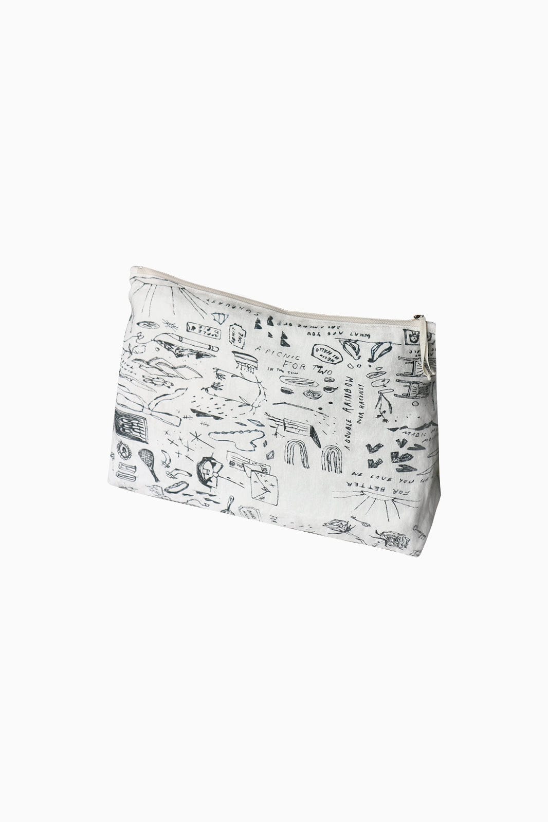 arkitaip Accessories One Size / Off-White arkitaip x Lucy Mahon Printed Linen Pouch