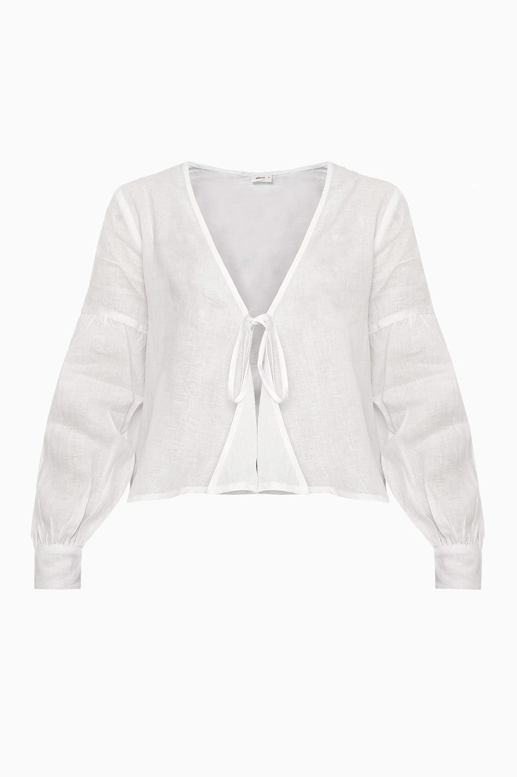 arkitaip Blouses The Anna Blouse in white