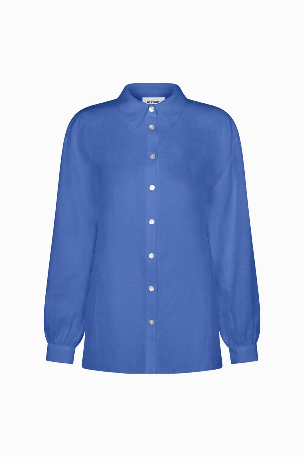 arkitaip Blouses The Gina Oversized Shirt in Klein blue