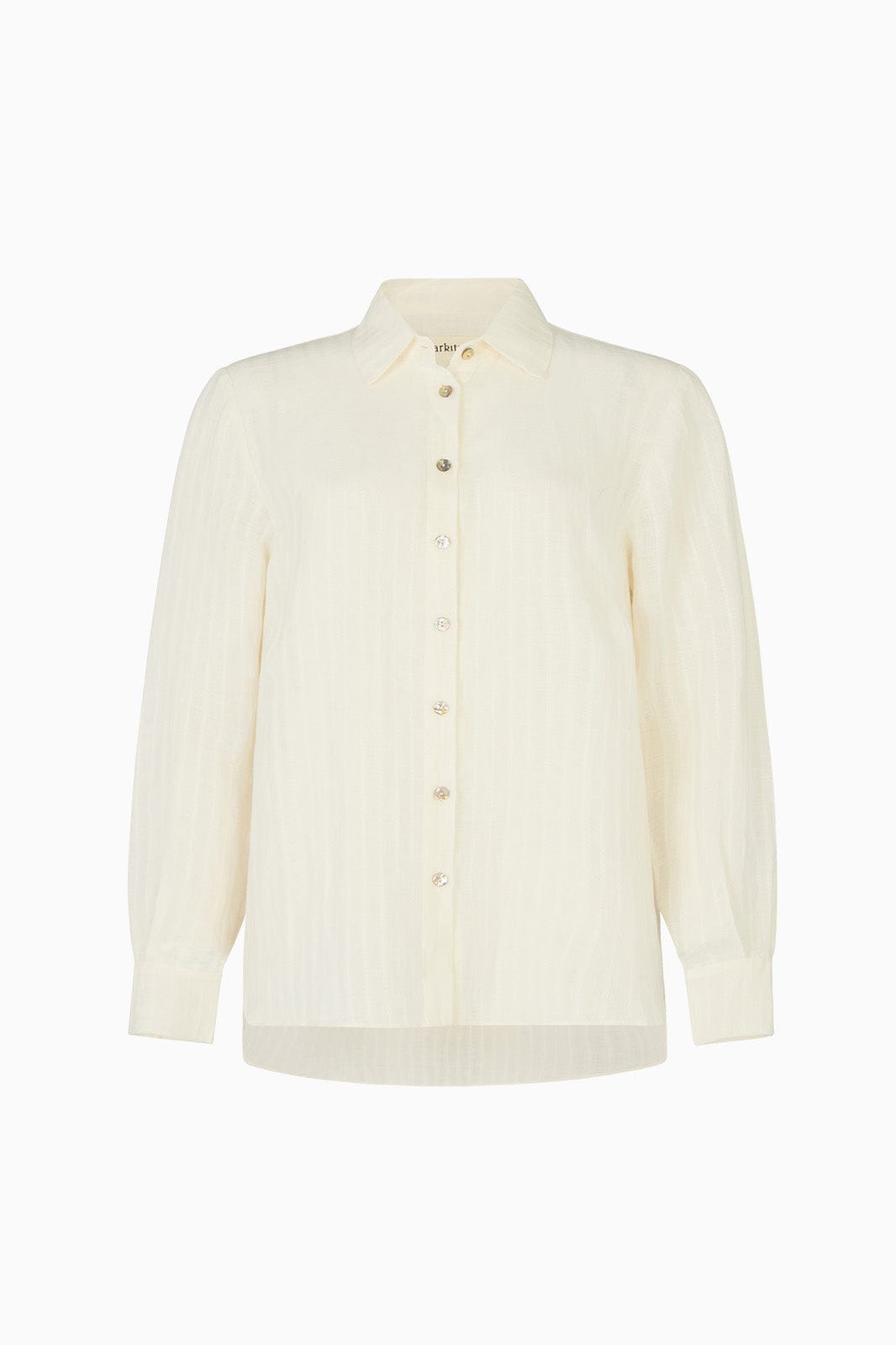 arkitaip Blouses The Gina Oversized Shirt in off-white