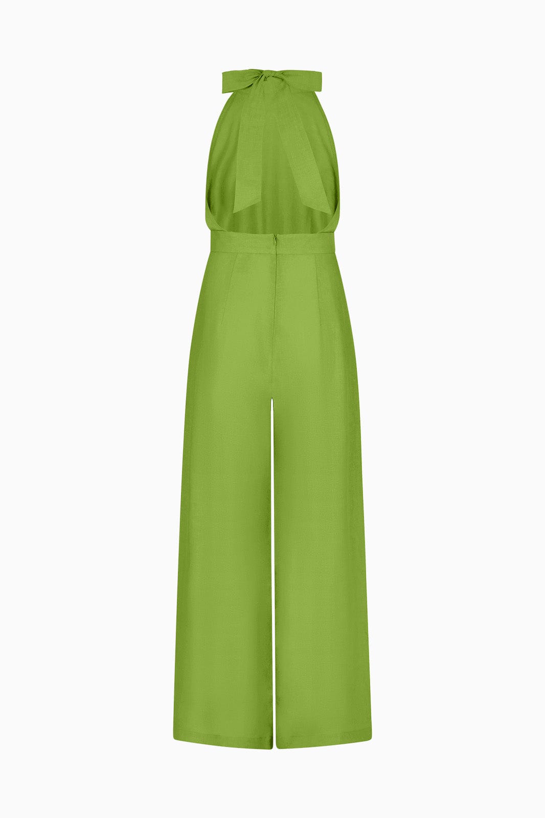 arkitaip Jumpsuits The Sofia Halterneck Jumpsuit in apple green