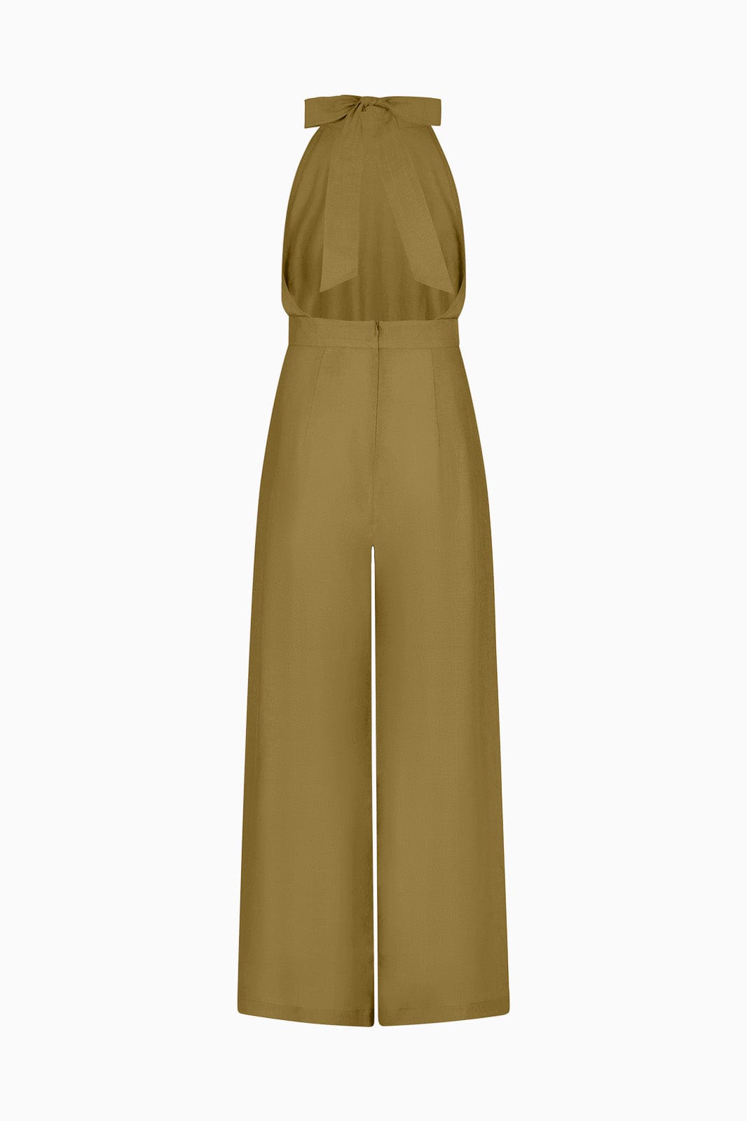 arkitaip Jumpsuits The Sofia Halterneck Jumpsuit in willow green