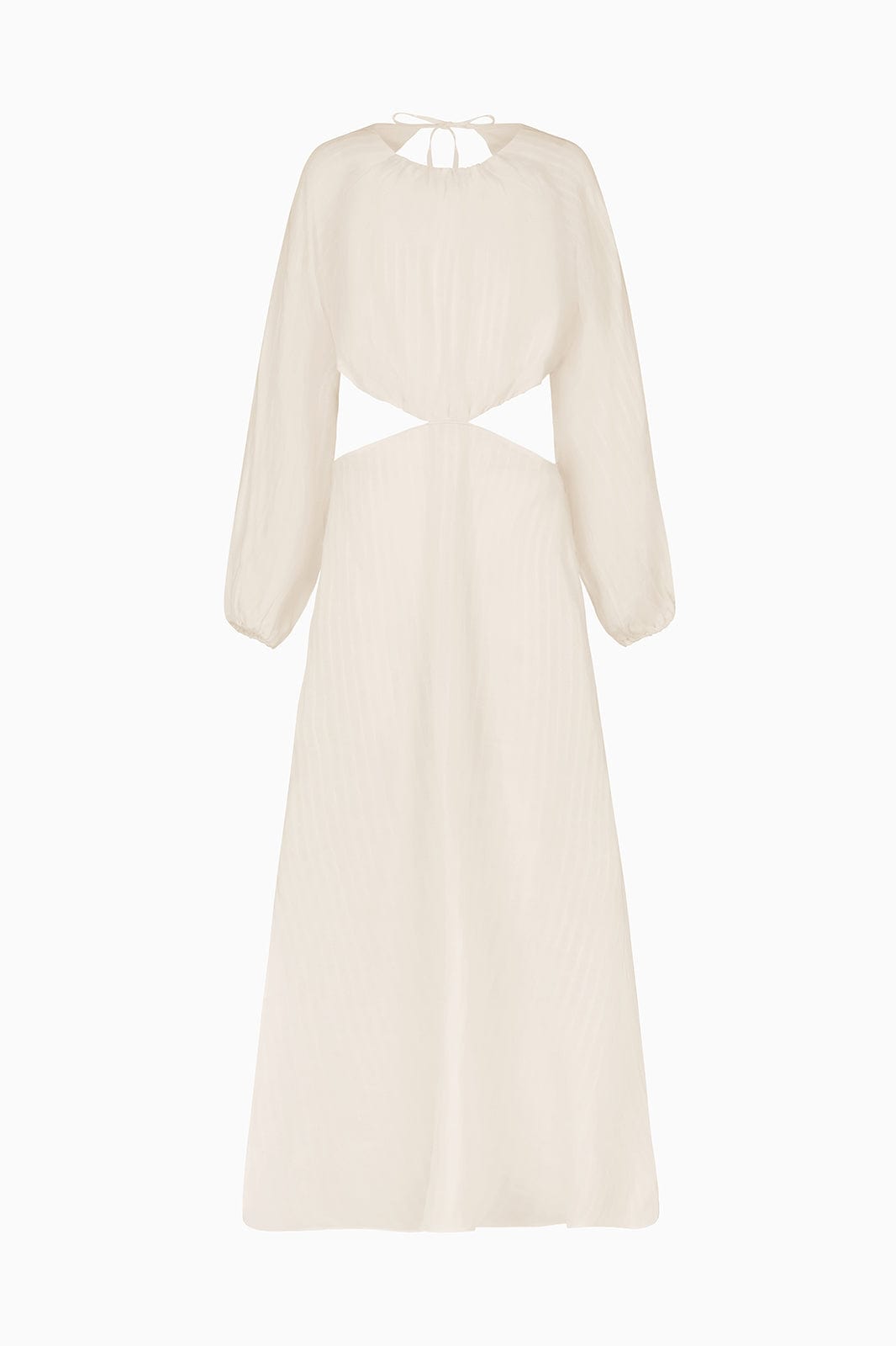 arkitaip Maxi Dresses The Emilia Cut-Out Maxi Dress in off-white