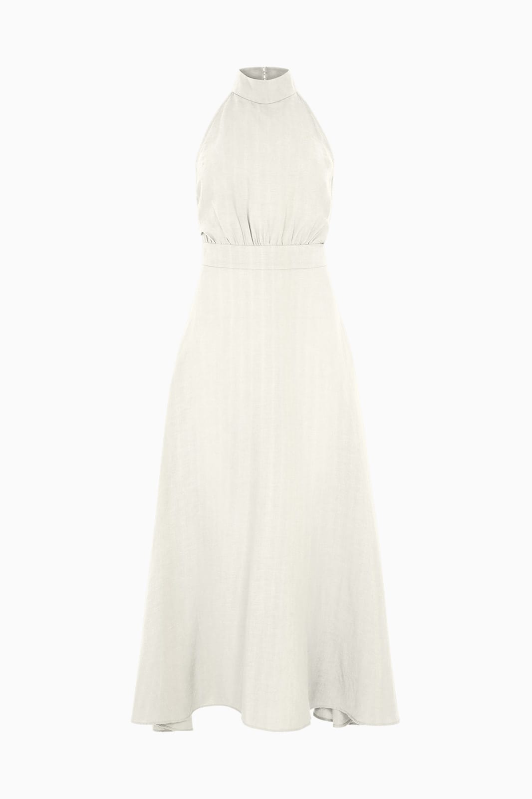 arkitaip Maxi Dresses The Isi Halterneck Dress in off-white