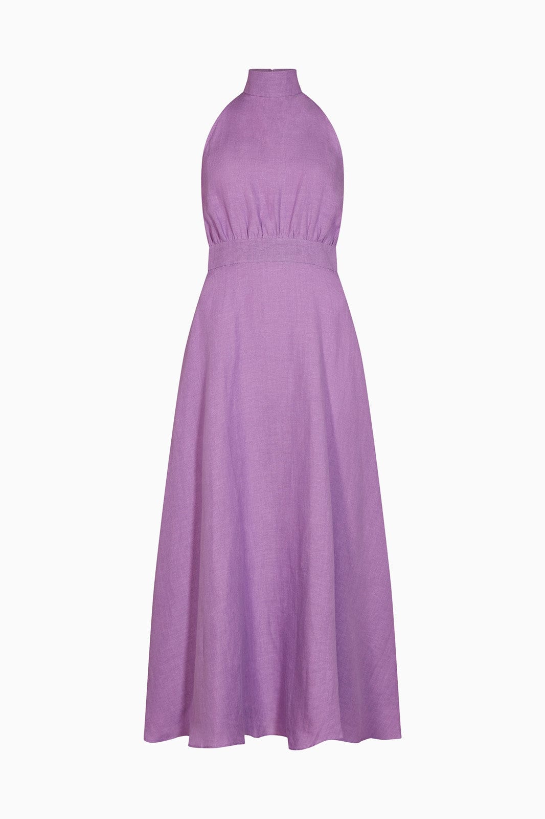arkitaip Maxi Dresses The Isi Halterneck Dress in purple