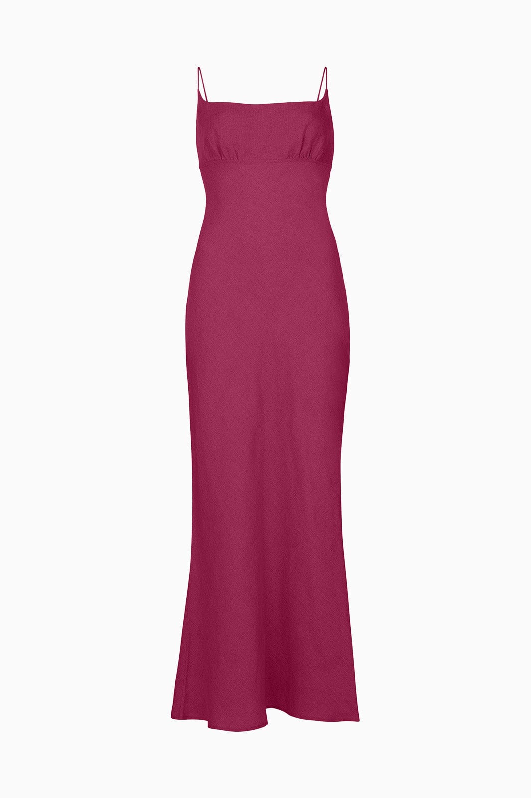 arkitaip Maxi Dresses The Nicola Maxi Slip Dress in berry
