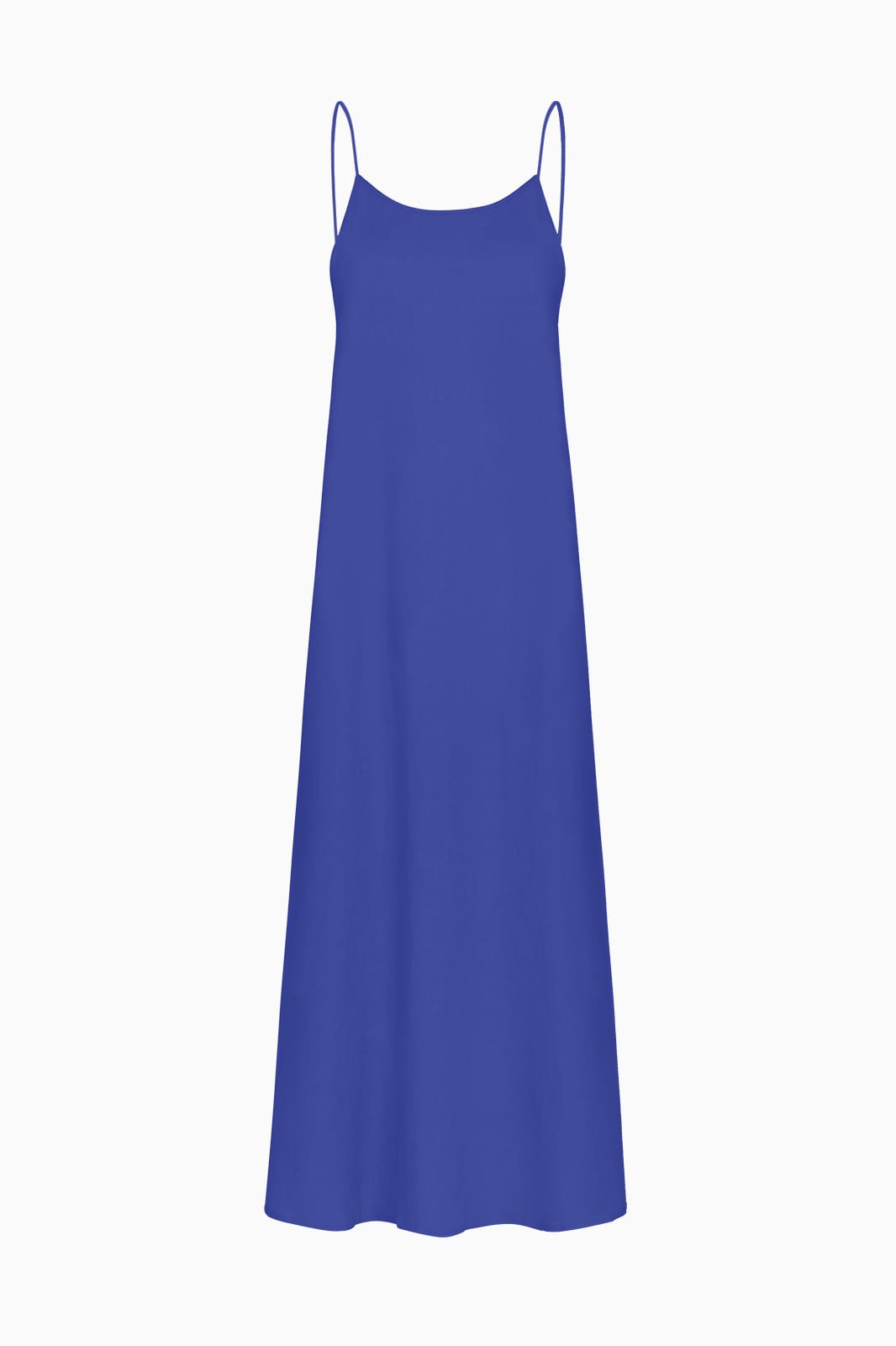 arkitaip Maxi Dresses The Trude Linen Slip Dress in klein blue