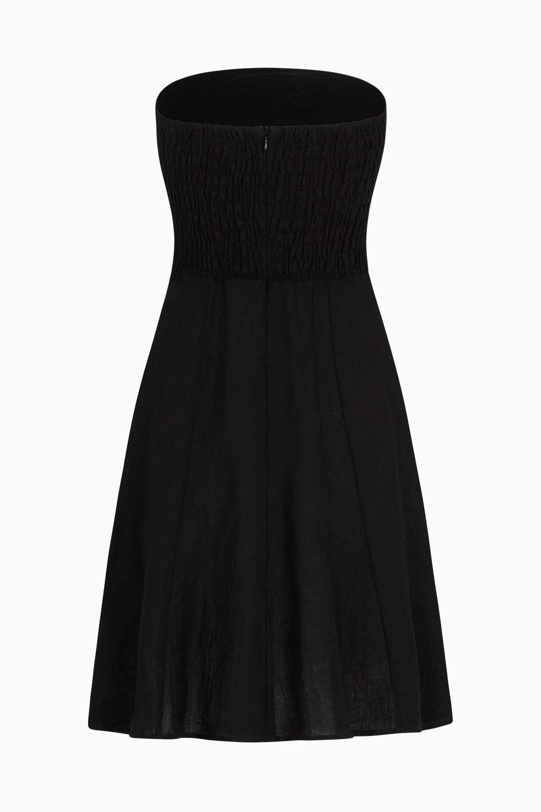 arkitaip Mini Dresses The Chiara Mini Bandeau Dress in black