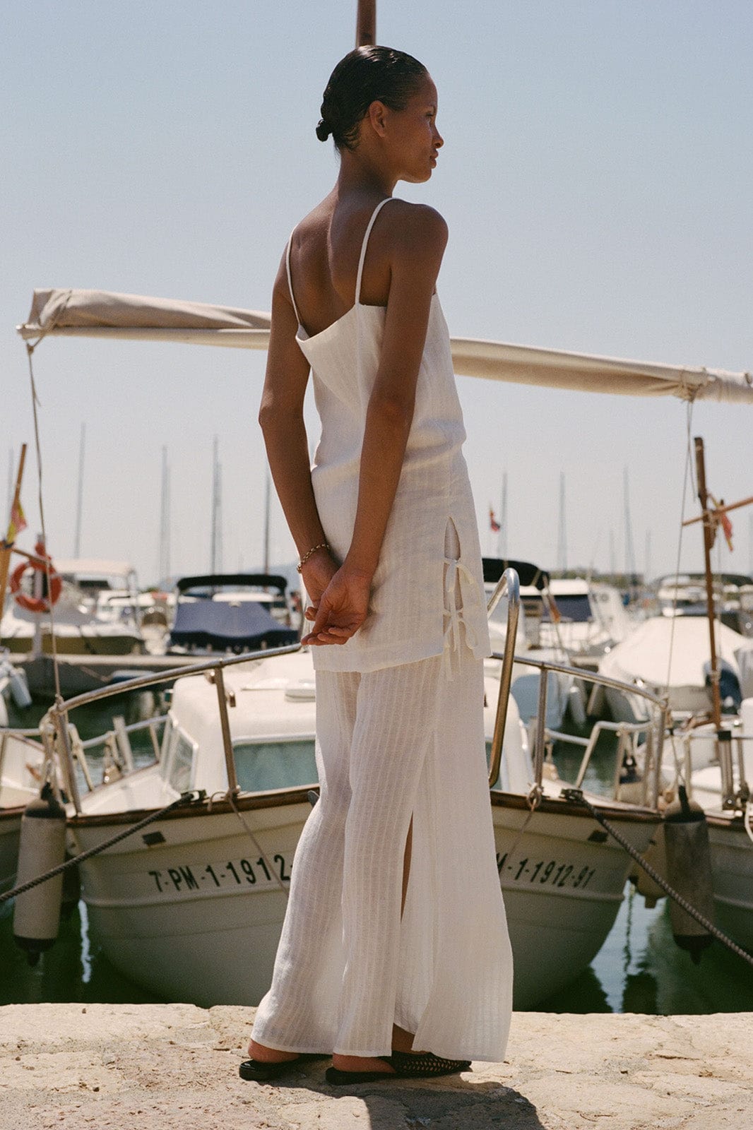 arkitaip Mini Dresses The Livia Tunic Top in off-white