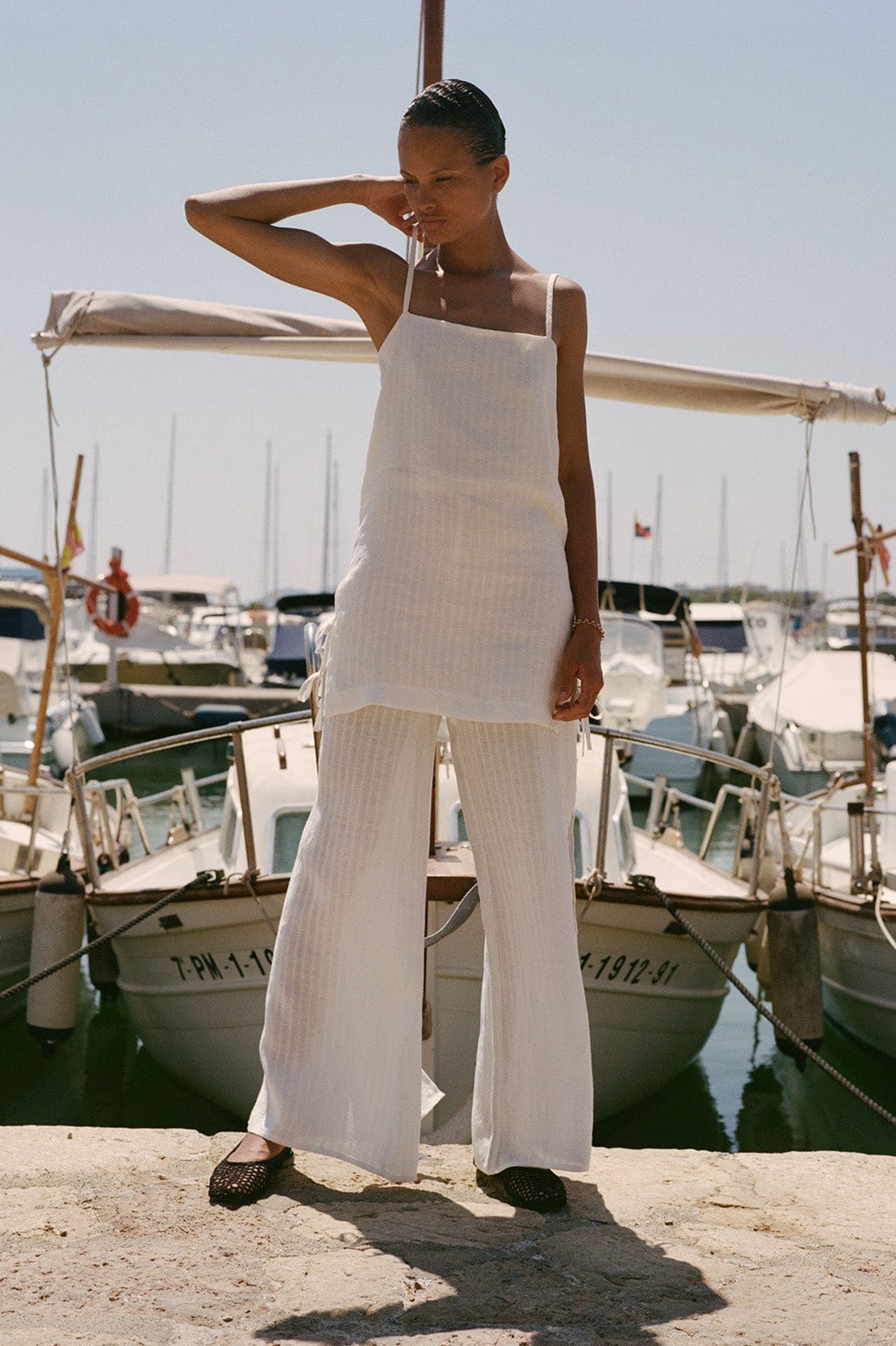 arkitaip Mini Dresses The Livia Tunic Top in off-white