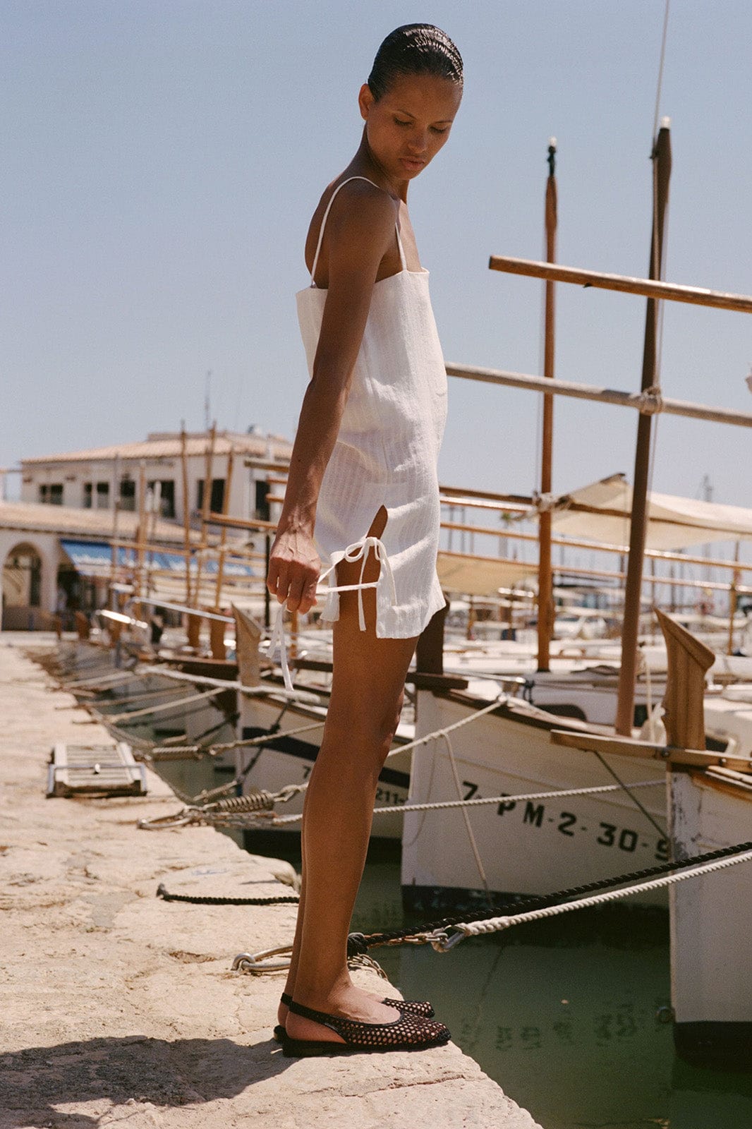 arkitaip Mini Dresses The Livia Tunic Top in off-white