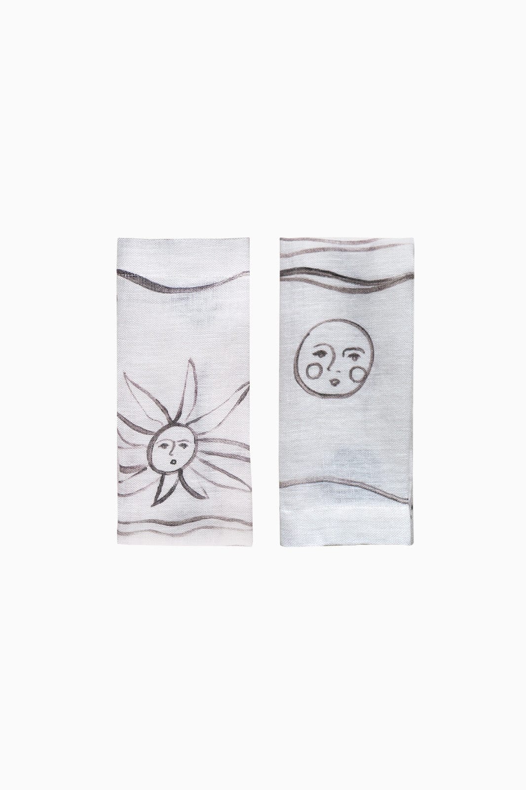 arkitaip Napkins arkitaip x Chiara Perano Set of Two Printed Linen Napkins