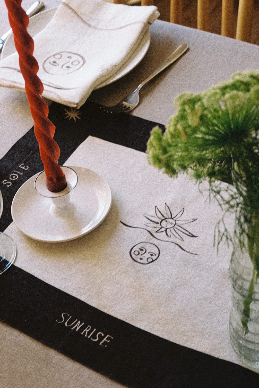 arkitaip Napkins arkitaip x Chiara Perano Set of Two Printed Linen Placemats