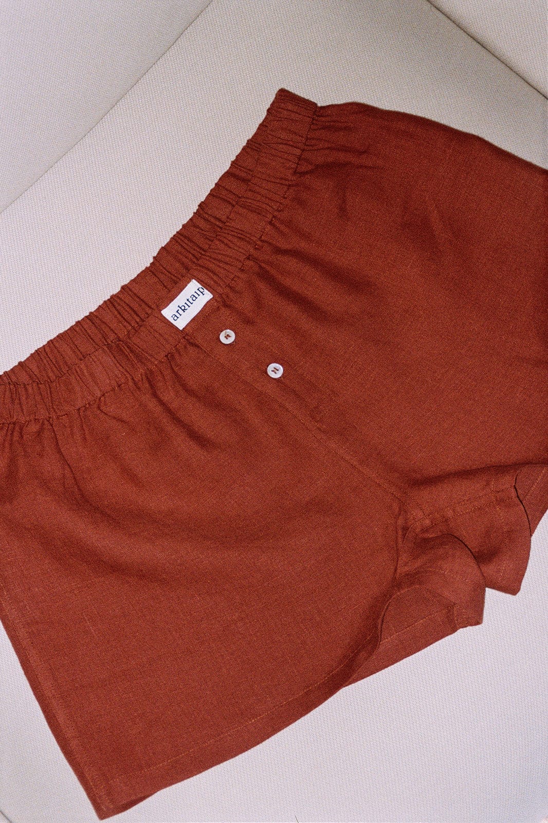 arkitaip Shorts The Ella Unisex Linen Boxer Shorts