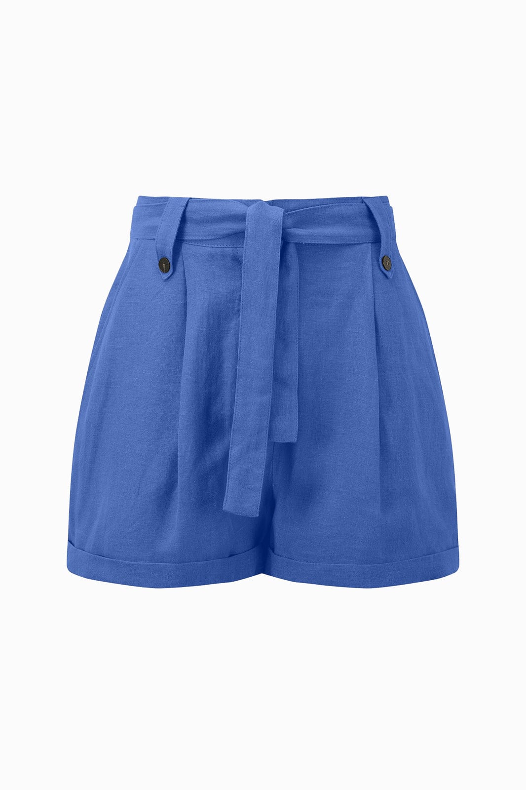 arkitaip Shorts The Nina Pleated Shorts in Klein blue