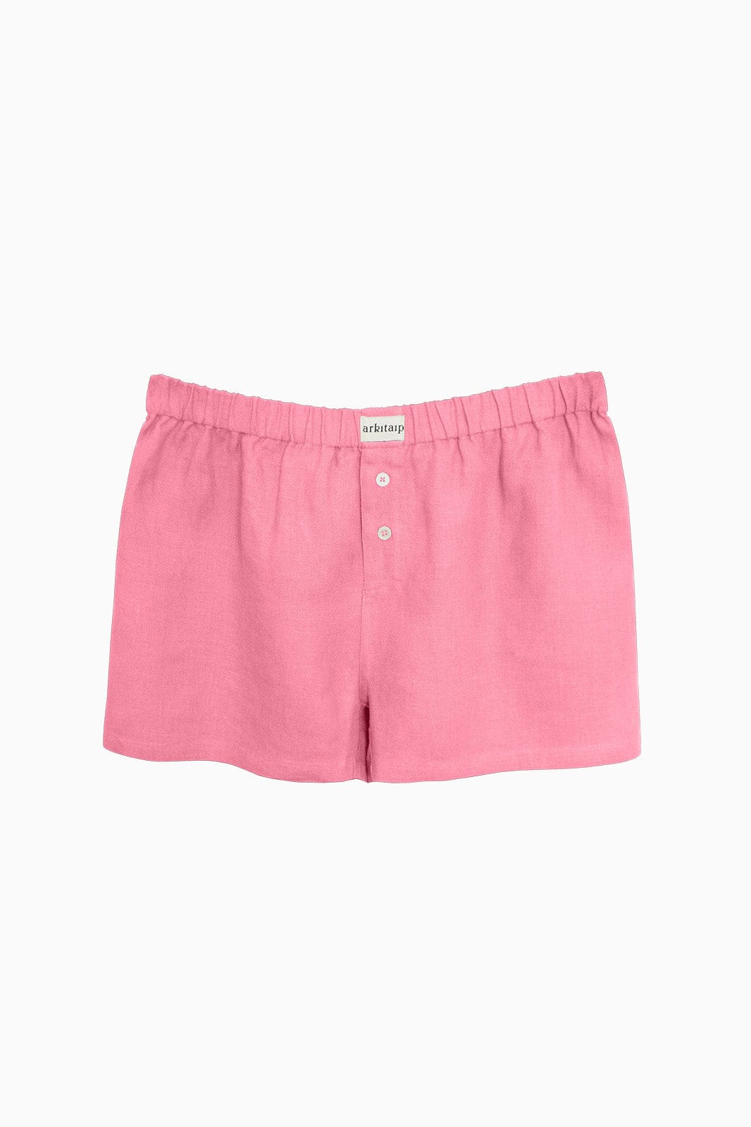 arkitaip Shorts XS / Bubblegum Pink The Ella Unisex Linen Boxer Shorts